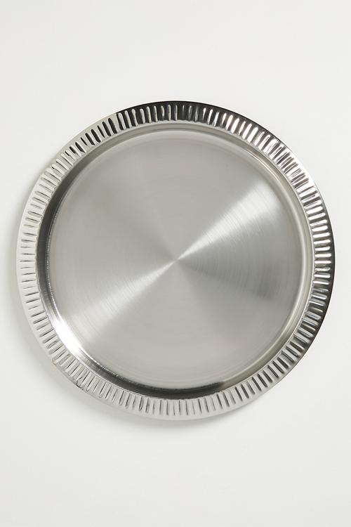 Lark stainless steel drinks tray - silver
