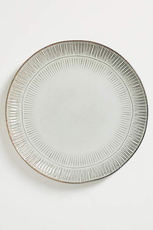 Shift reactive dinner plate set of 4 - Grey