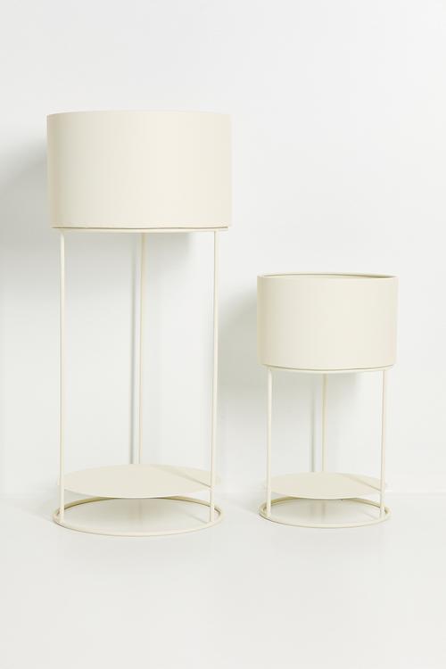 Rio planter set of 2 - White
