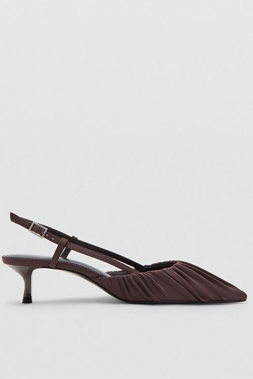 Dobla slingback - dark brown