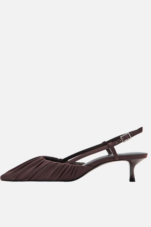 Dobla slingback - dark brown
