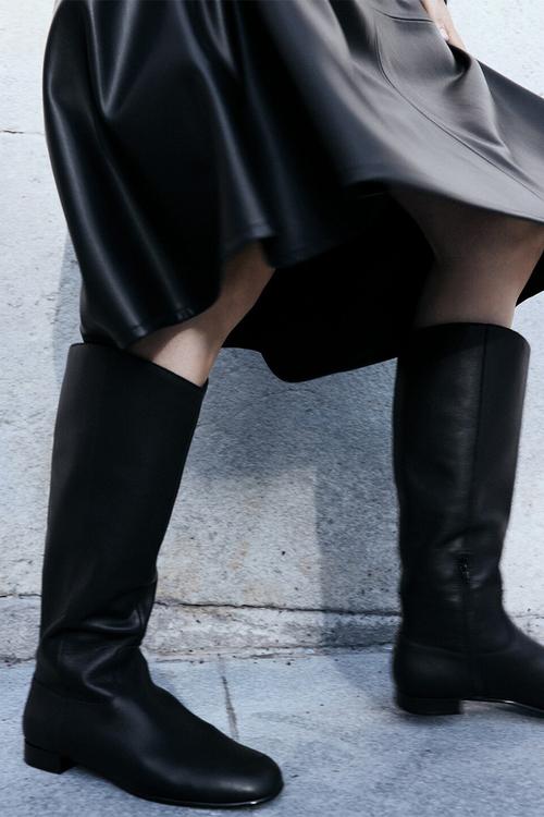 Raqui riding boot - black