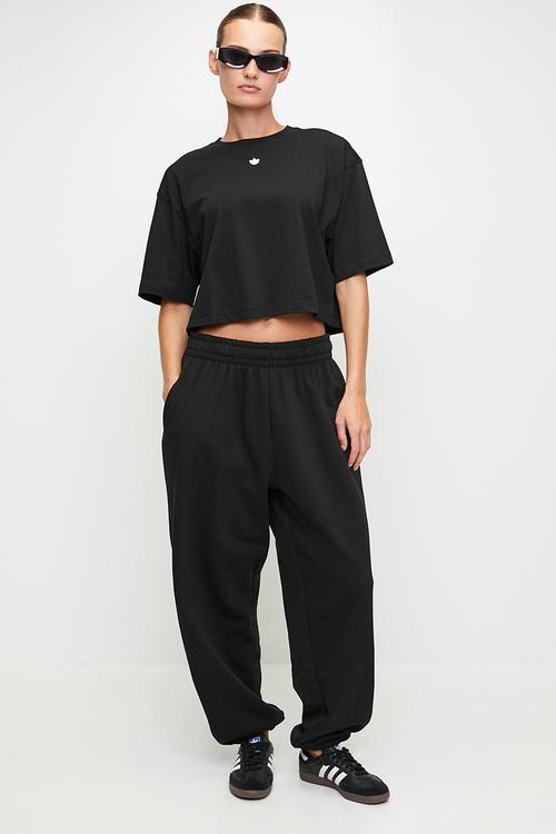 Ess Crop Tee W S26 - Black