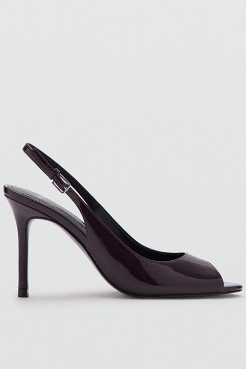 Moet slingback - dark red