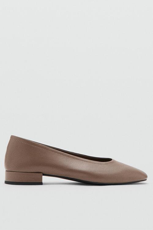 Luna leather pump - light brown