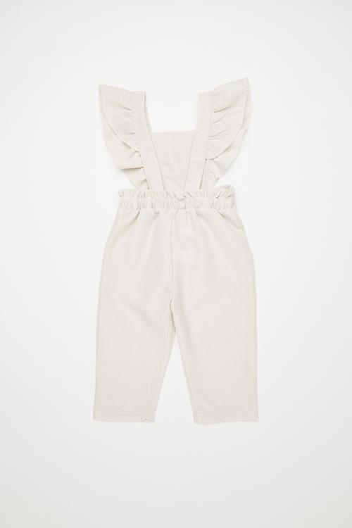 Dungarees - off white