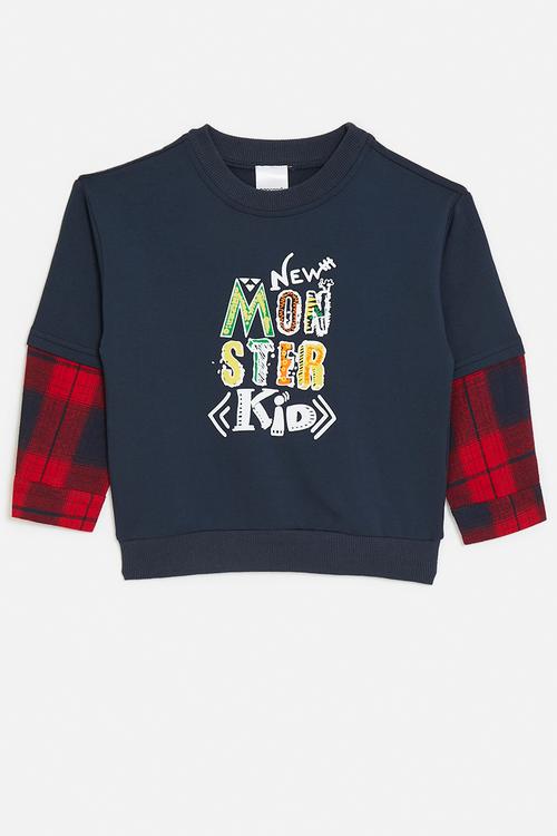 Twofer sweatshirt - navy