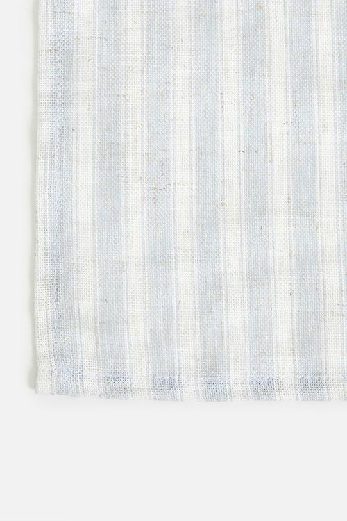 Stripe Loft Linen Napkins - Charcoal