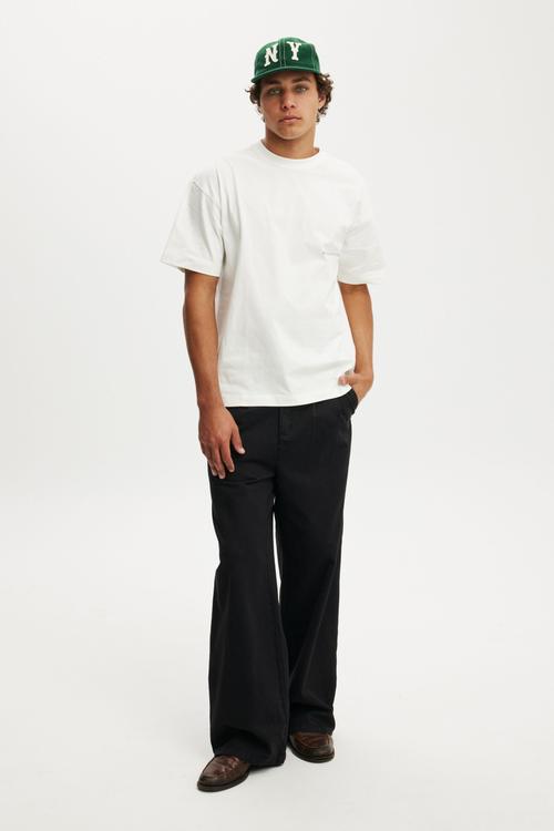 Box Fit Text T-shirt - Vintage White/Archive Collective