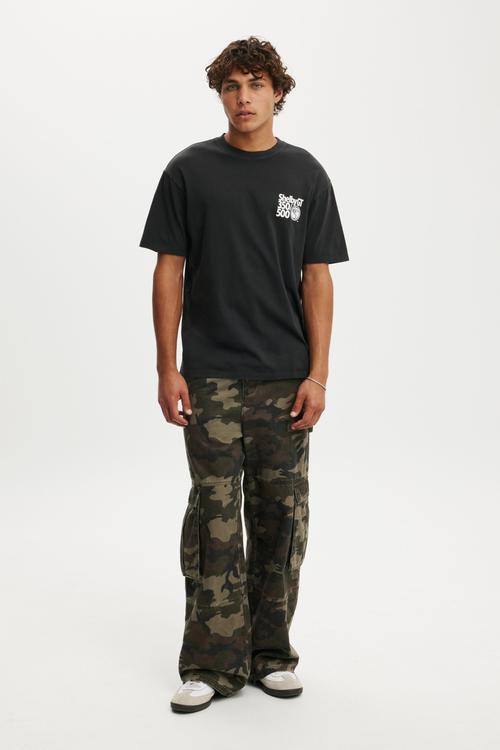 Loose Fit License T-shirt - Lcn She Washed Black/Shelby - GT 350/500