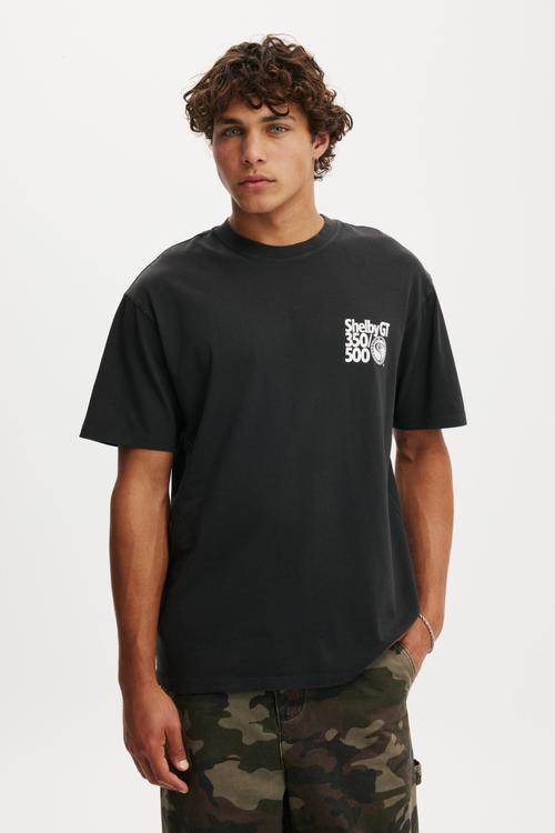 Loose Fit License T-shirt - Lcn She Washed Black/Shelby - GT 350/500