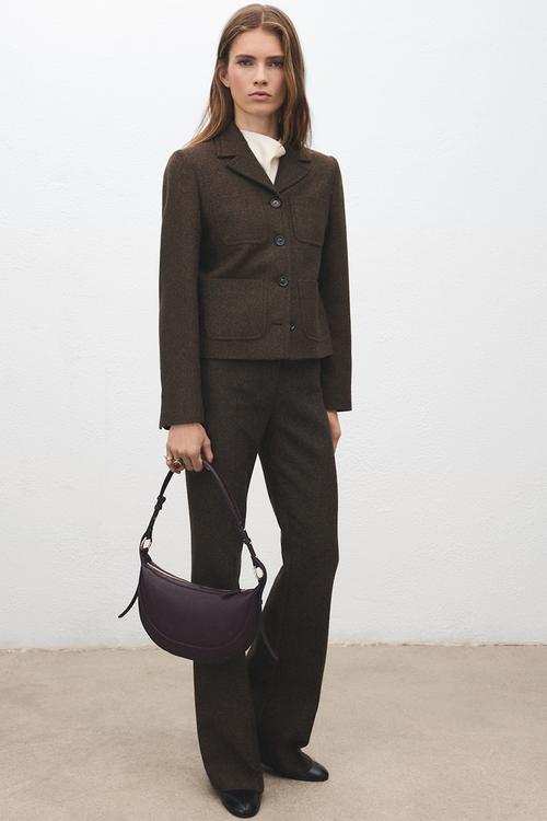 Ness shoulder bag - burgundy
