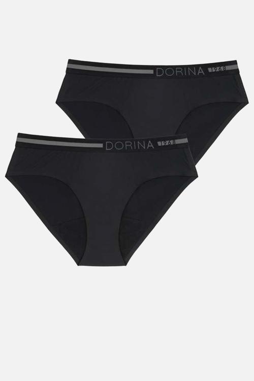Period panties -2pp hipster classic - black/black