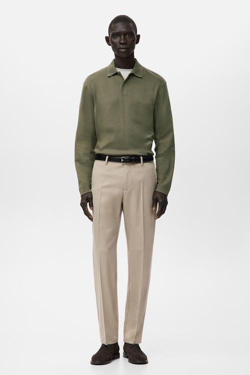Polo Shirt Garethp - Light-Brown