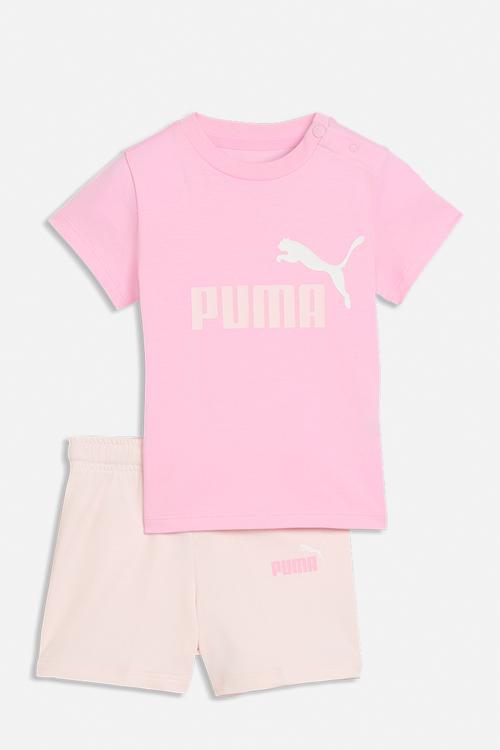 Minicats Ess Tee And Shorts Set Inf - Pink Shimmer