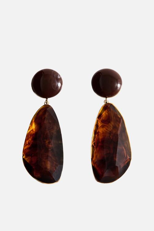 Nekane earrings - brown