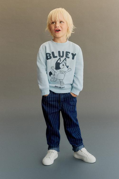 Printed sweatshirt - light blue bluey 