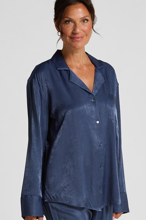 Jacket ls satin ayla - blue