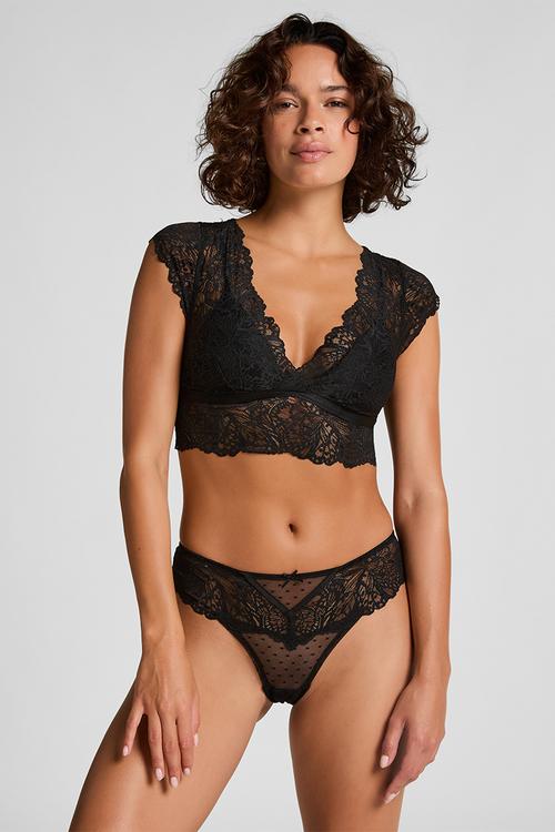 Posie bralette - caviar