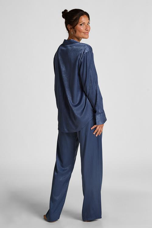 Pant satin ayla - blue