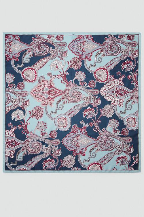 Napoles kerchief - medium blue