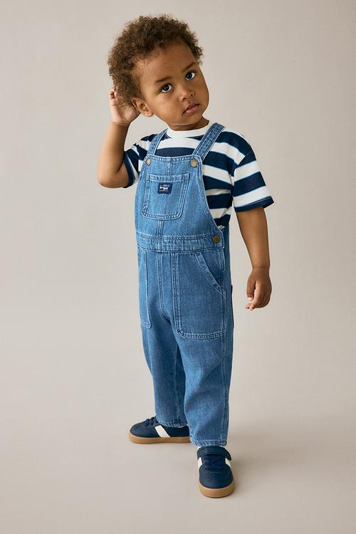 Denim dungarees - denim blue 