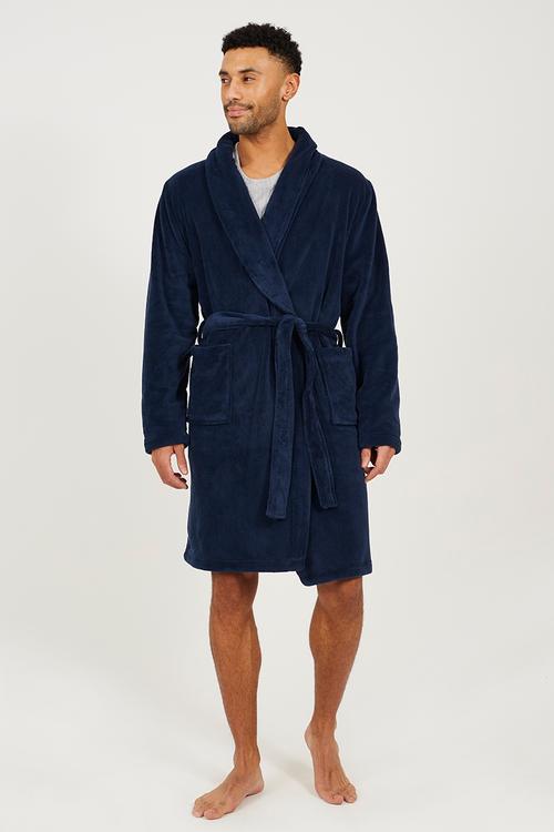 Shane Dressing Gown - Navy