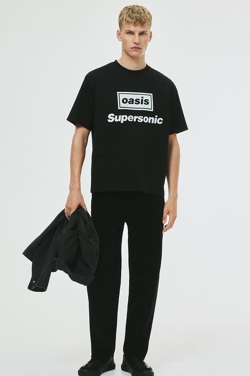 Loose fit t-shirt - black oasis