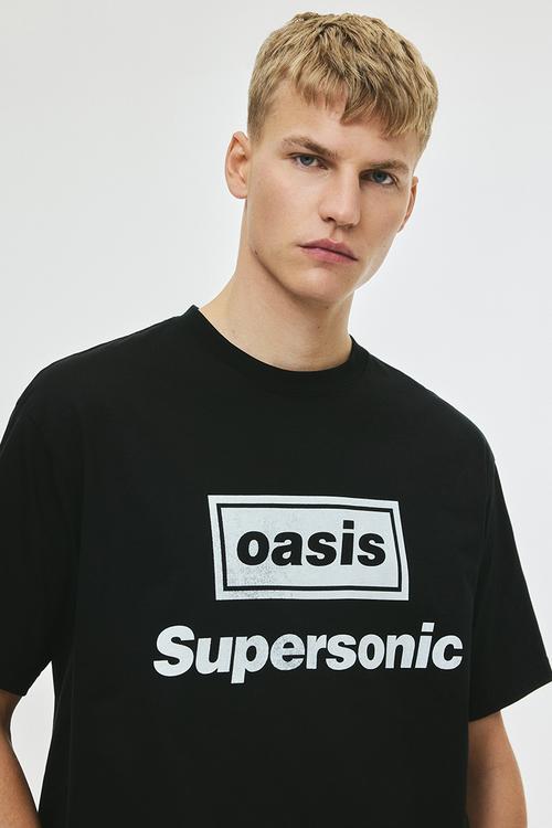 Loose fit t-shirt - black oasis