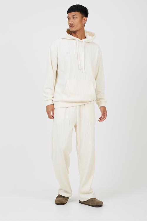 Wide Leg Joggers - Cream