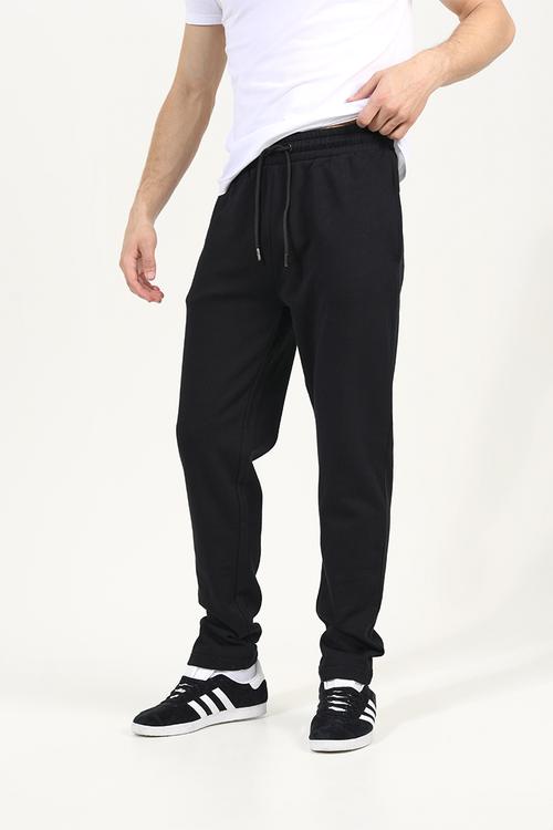 Straight Leg Joggers  - Jet Black