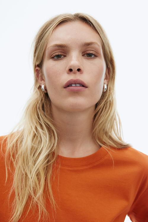 Cotton T-shirt - orange