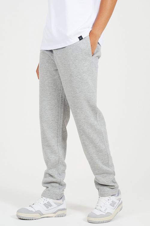 Straight Leg Joggers  - Lt Grey Marl