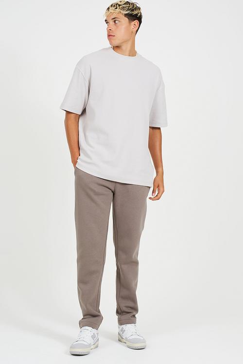 Straight Leg  Joggers - Taupe