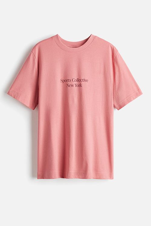 Printed t-shirt - pink,multi