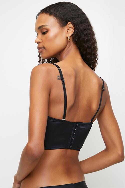 Grace mini bustier - caviar