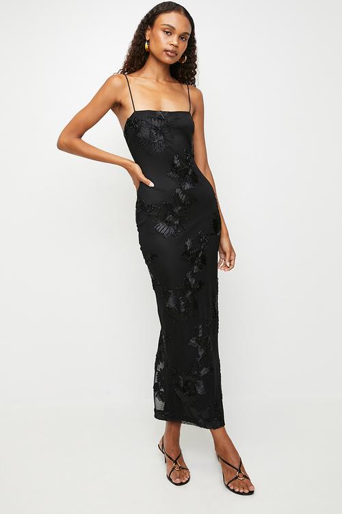 Midi dress - Black