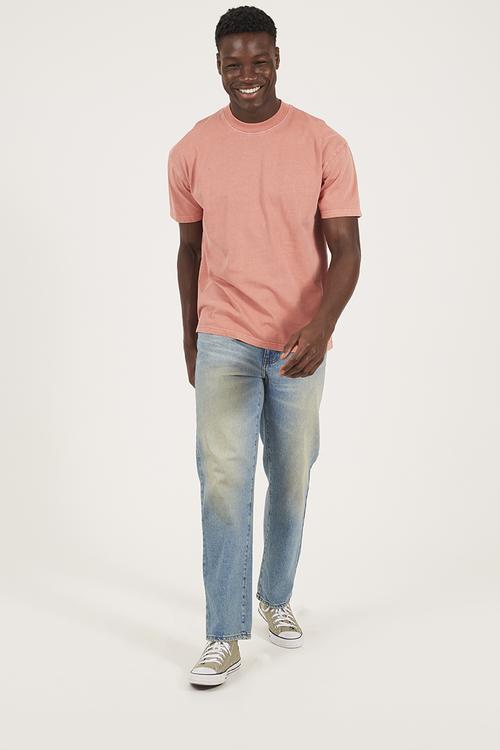Oversized Fit T-shirt - Washed Pink