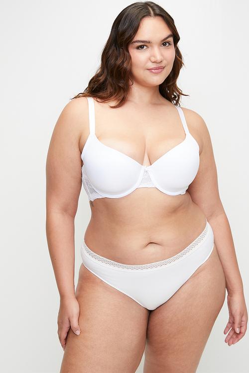 Light padded demi - white