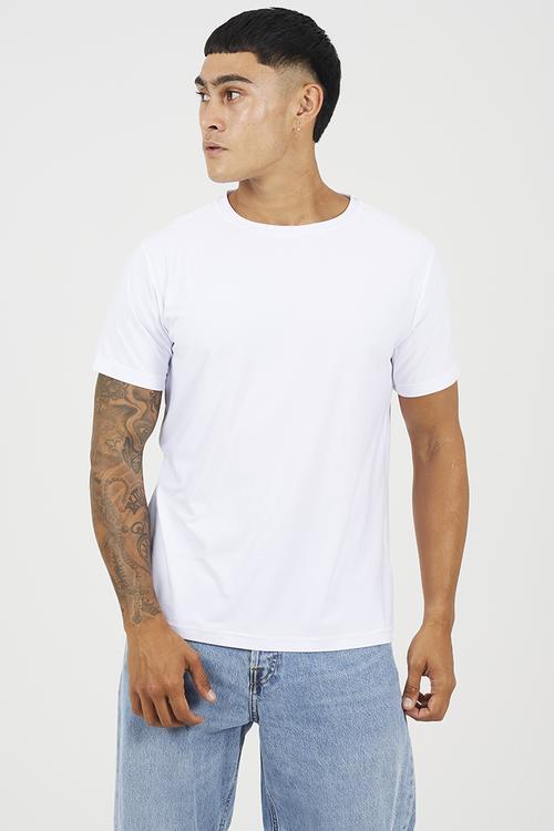 Crew Neck Short Sleeve T-Shirt - Optic White