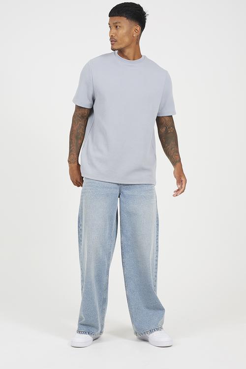 Oversized Fit Tshirt - Metal Grey