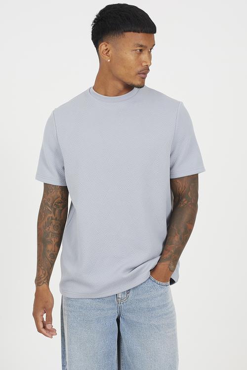 Oversized Fit Tshirt - Metal Grey