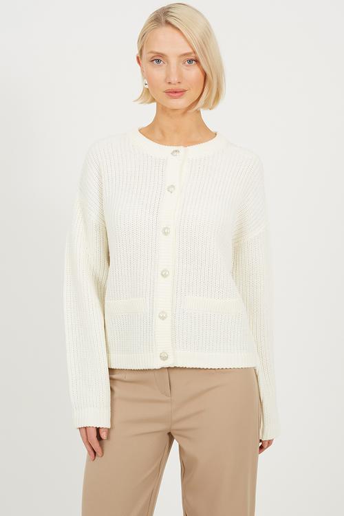 Ladies Crew Neck - Cream
