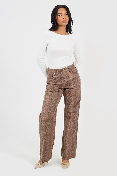 Ladies Long Sleeve Boat Neck - Cream