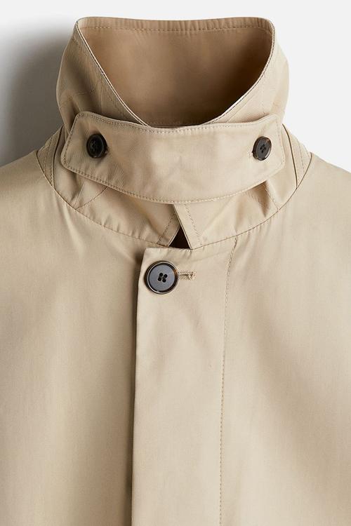 Regular fit car coat - beige