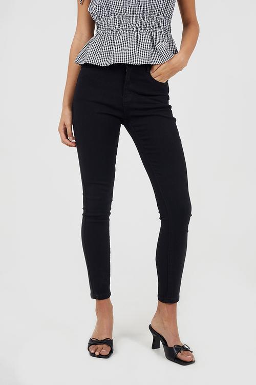Ladies Skinny Fit Jean - Black