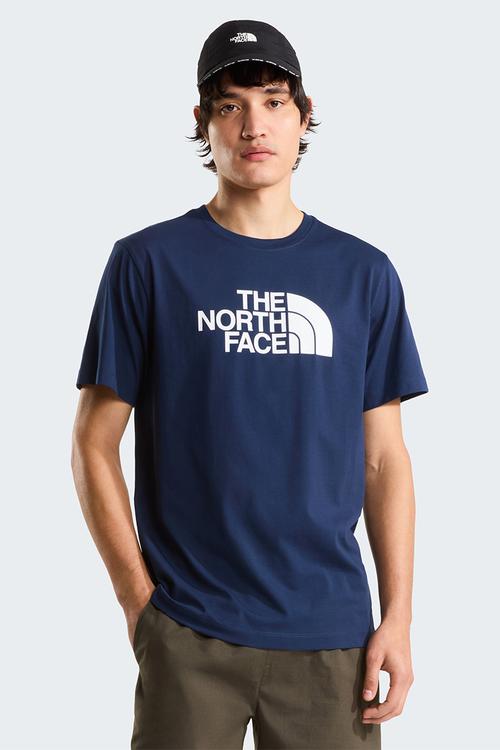 M Evolution Half Dome Regular Short Sleeve Tee - Summit Navy-Tnf White
