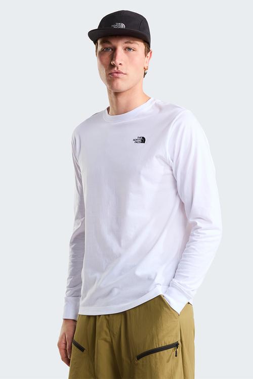  Evolution Simple Dome Regular Long Sleeve Tee - Tnf White
