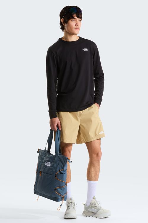Evolution Simple Dome Regular Long Sleeve Tee - Tnf Black