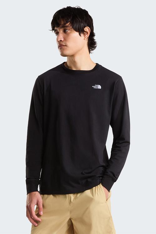 Evolution Simple Dome Regular Long Sleeve Tee - Tnf Black